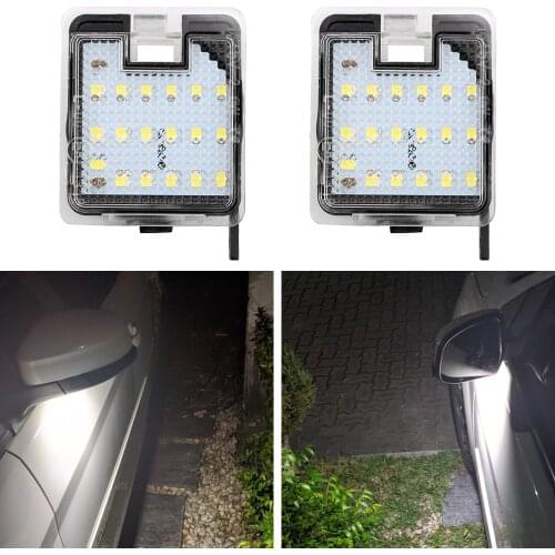 LEEPEE For Ford Focus 3 Kuga 2 S-Max WA6 2 Mondeo 4 5 Grand C-max 2 Car Door Welcome Light LED Under Side Mirror Puddle Light