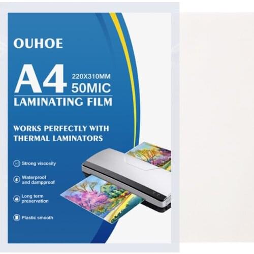 10/50/100pcs A4 Thermal Laminating Film for Photo Files Card Picture Lamination