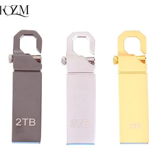 USB Flash Drive 32GB-2TB USB 3.0 Pen Flash Drive Pendrive U Disk External Storage Memory Stick Car keychain deco