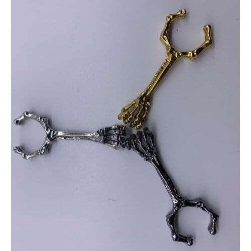 Vintage Metal Finger Clip Slim Cigarettes Smoking Accessories Cigarette Holder Ring Rack Smoker Gift for Women Men Adults