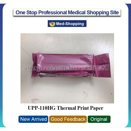Only 1roll) UPP-110HG Black and White Thermal Print Paper Pack for UP-897M/UP-D897MD/UP-895MD/UP-D895MD/UP-890MD Printer