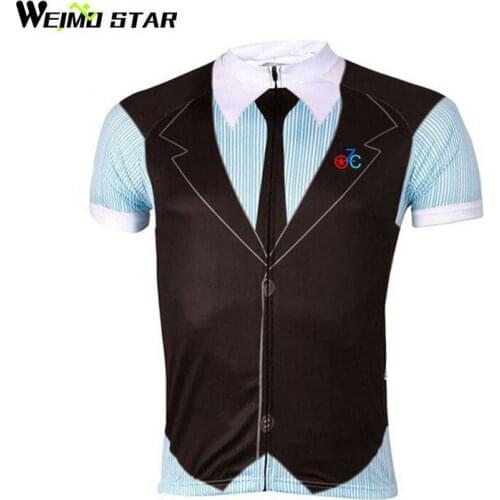 Weimostar 2019 Gentlemen Cycling Jersey pro team Summer Quick Dry Cycling Clothing Road mtb uniform Bike Jersey Ropa Ciclismo