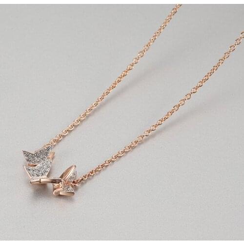 2020 Fashion Charm 925 Sterling Silver Original 1:1 Copy, Fantasy Butterfly Clavicle Chain Necklace Female Luxury Jewelry Gifts
