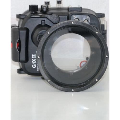 Meikon 40m/130ft Camera Underwater Diving Housing Case for Canon G1X II