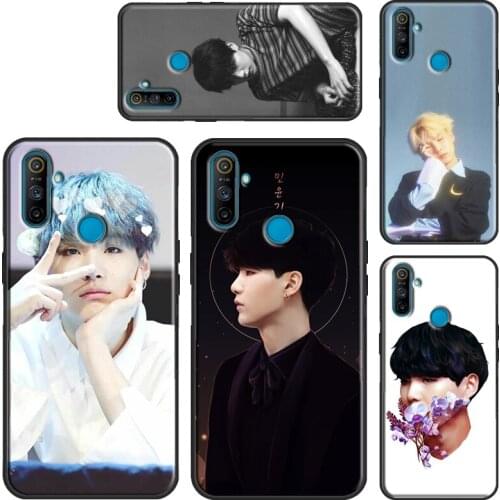Min Yoongi For OnePlus 8 Pro 8T 7T Nord 9 Pro Case Cover For Realme 8 Pro 6Pro 7Pro 7i C3 C11 C15 C21