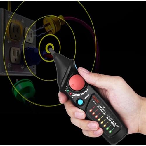 Voltage Detector Auto/Manual NCV Tester Live Wire Check Sensitivity Adjustable BSIDE AVD06 Dual Mode Non-contact AC 12-1000V