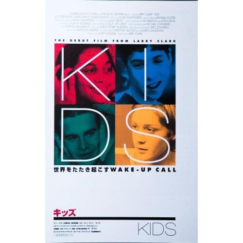 KIDS 1995 Larry Clark Rare Japanese MOVIE Art print Silk poster Home Wall Decor