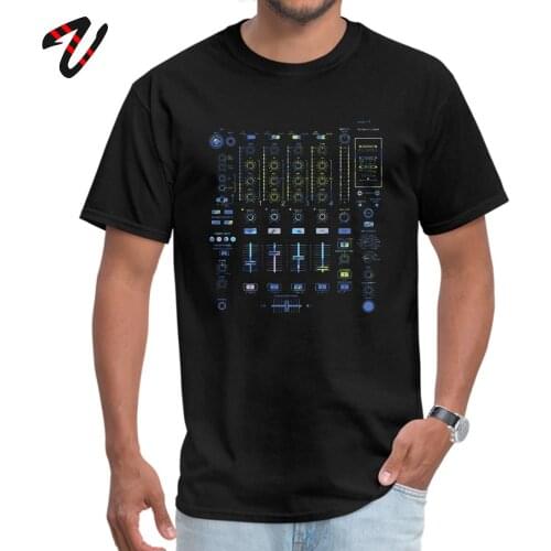 Tees DJ Mixer Lover T-shirt Men Fashion Tshirt 2019 Popular Punk Rock Short Sleeve 100% Cotton T Shirts Summer Tops Dropshipping