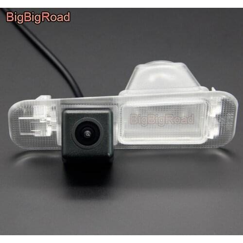 BigBigRoad Car Rear View Backup CCD Camera For Kia K2 Rio 3 UB Sedan 2011-2012 / Pride Sedan 2011-2018 Night Vision Waterproof
