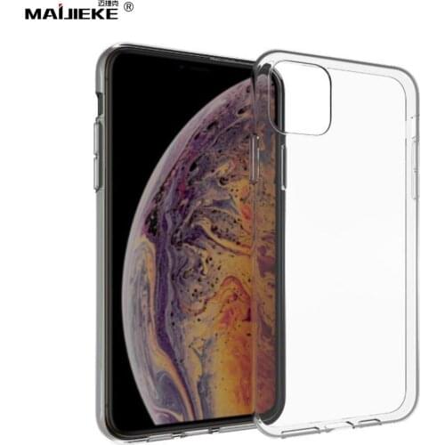 Soft Transparent Silicone TPU Protective cover for iphone 11 pro max case for iphone 11 pro Ultra thin case