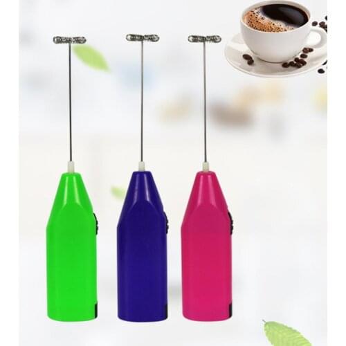 2020 new Milk Frother Stainless Steel Handheld Battery Operated Whisk Drink Mixer Perfect For Latte Coffee Cappuccino