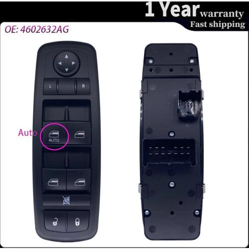 4602632AG 4602632AH Driver Side Master Power Window Lifter Control Switch Regulator Button for Dodge Nitro Jeep Journey