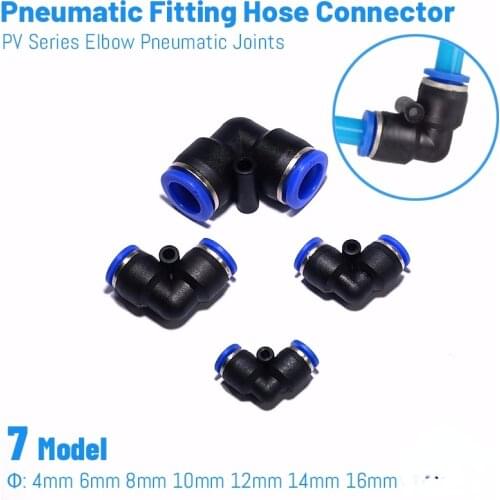 Pneumatic Connections Hose Connections PV Series Elbow Pneumatic Joints PV-4/6/8/10/12/14/16 Pneumatic Parts