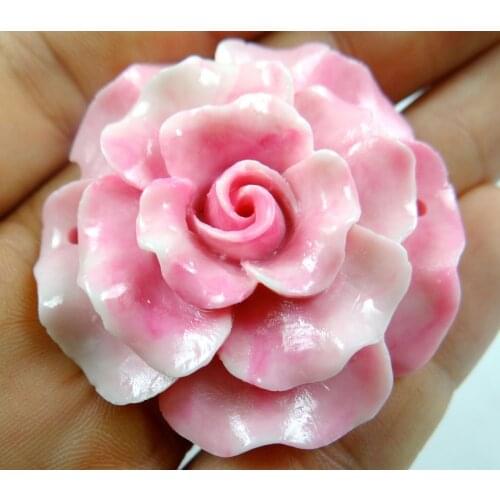 Natural stone Quartz crystal Chinese Red Organic Cinnabar flower pendant for diy jewelry making necklace Accessories A29