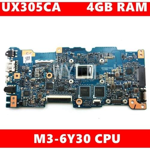 UX305CA M3-6Y30 CPU 4GB RAM mainboard REV 2.0 For ASUS UX305C UX305CA U305C UX305 Zenbook motherboard 90NB0AA0-R00040 Tested