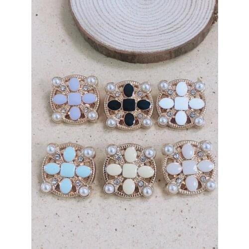 10pcs Metal Buttons DIY Clothing Decoration Golden Buttons Shank Buttons Hand sewing buttons