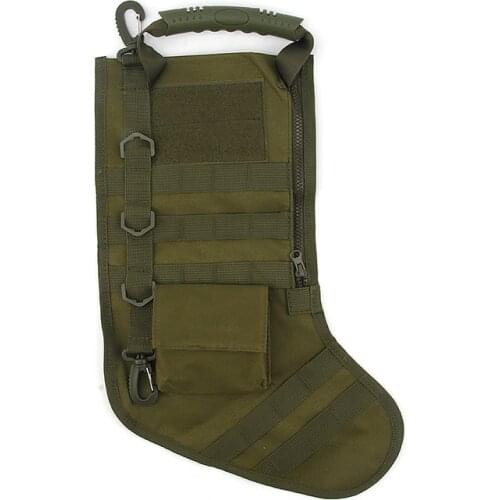 Tactical Christmas Stocking Socks MOLLE Bag Dump Drop Pouch Utility Storage Military Combat Hunting Pack
