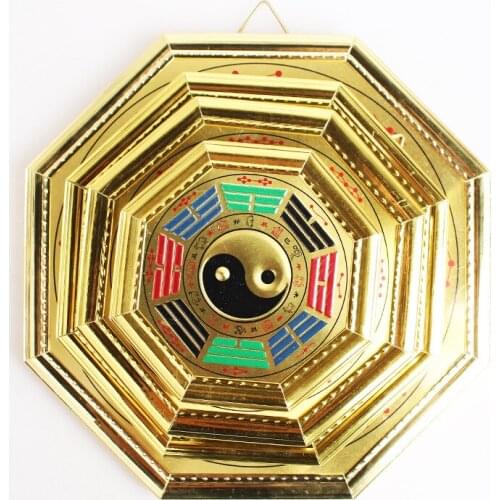 Lucky Chinese Feng Shui Tai Chi Bagua FengShui Mirror Taoist Talisman Energy Home Decoration Ornament