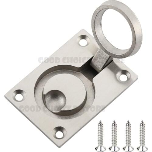 304 Stainless Steel,Recessed Lifting Lashing Eyes Eyelet Flush Ring Pull Handle for Hatch Cover Floor Lifting Cover,Cellar Door