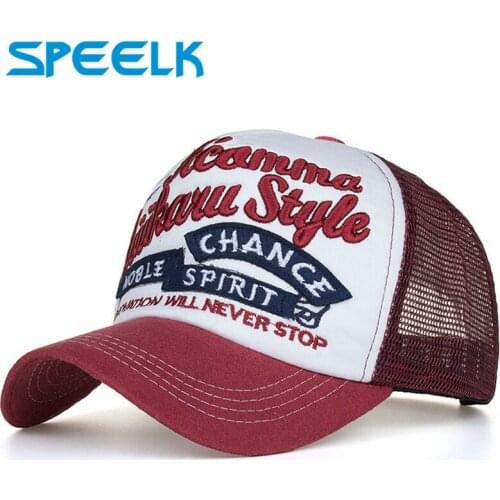 Outdoor Mesh Baseball Cap Unisex STYLE Letter Snapback Caps hats Men Classic Sun Visors hat Sunscreen Gorras Wholesale