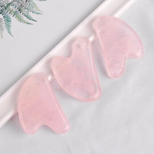 1pc SPA Massage Heart Shape Gua Sha Scraping Massage Scraper Face Massager Acupuncture Gua Sha Board SPA Face Massage Tool