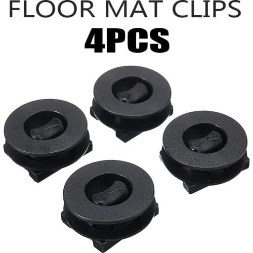 4pcs Car Auto Floor Mat Clips Retention Holders Grips Carpet Fixing Clamps Buckles Anti Skid Fastener Retainer Resistant DIY