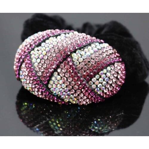 41*64mm Elestic Wedding Headdress Headband Head Bands Headpiece Inlaid Crystal beads Accessory Hair Clip Jewelry Making