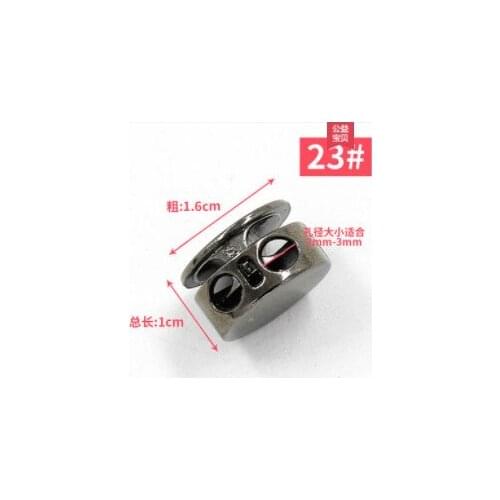 A25 High grade metal spring buckle bag and suitcase fittings coat rope cord lock slip stop buckle adjustment stoppers