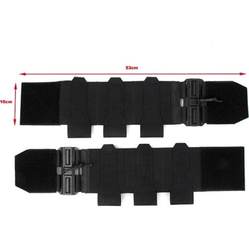 TBS045 Black Tactical Vest Quick Release Buckle Set with Automatic Magnetic Buckle