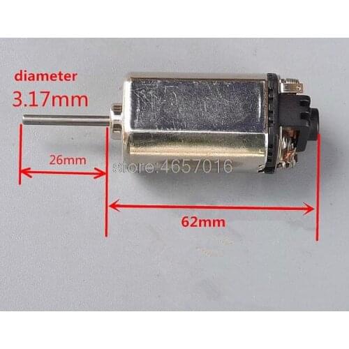 Dual ball bearings 30*25*62mm DC motor 7.2 V 14000RPM high speed large power 480 model motor drill motor