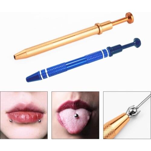 Jewelry Pick-up Tool 4 Prongs Tweezers Catcher Tattoo Body Piercing Jewelry Microblading Bead 4 Claws Grasping Press Pen Holder