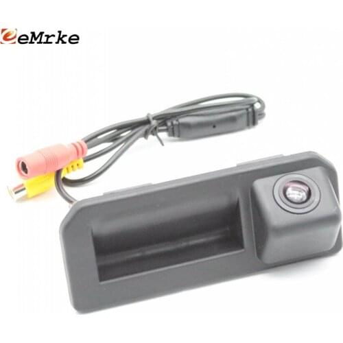 EEMRKE CCD Trunk Handle Camera HD Night Vision Car Rear Camera Parking Backup Camera for Seat Arona 2018 / Ateca 2016 2017 2018