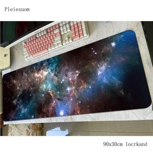 Universe padmouse 800x300mm gaming mousepad game Beautiful mouse pad gamer computer desk Birthday mat notbook mousemat pc