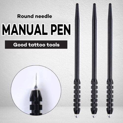 Microblading Tattoo Machine Tools Tattoo Permanent Tattoo Eyebrow Makeup Manual Pen Handle Eyelash Mini Manual Tools