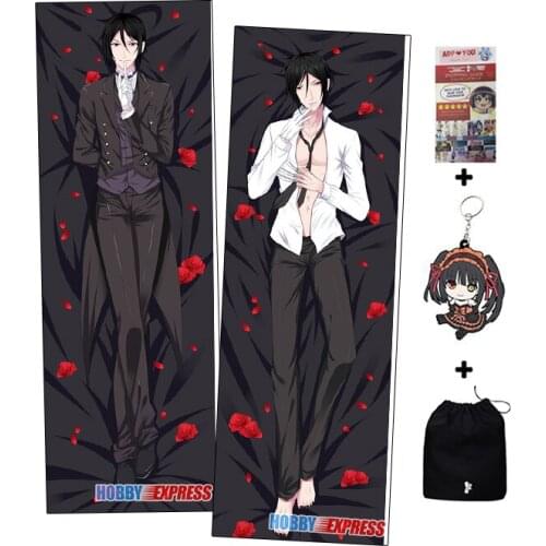 Hobby Express Dakimakura Japanese Otaku Husbando Hugging Body Pillow Cover Sebastian Michaelis ADP82012