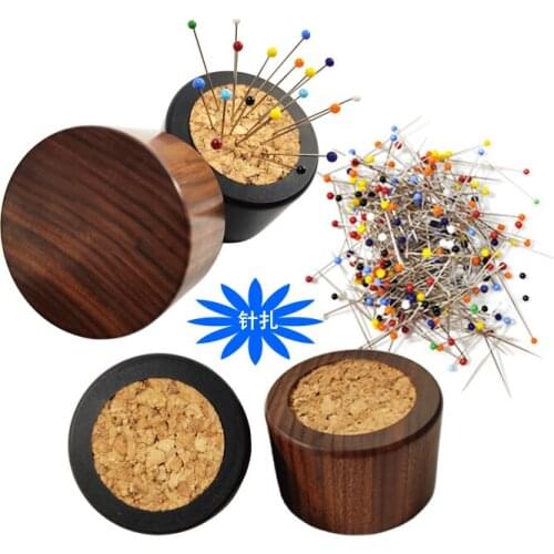 New DIY Rural Pure Color Sandalwood Base Pin Bag