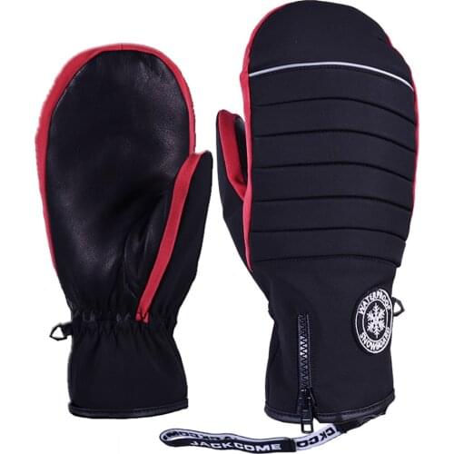 Long cuff mittens waterproof snowboard gloves windproof warming gloves for snowmobile ski gloves snow winter thermal gloves