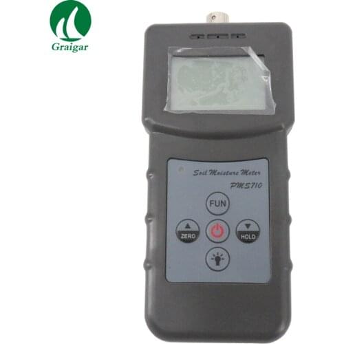 Handheld Digital Soil Moisture Meter PMS710 Measuring Range :0-50% With 4 Digital LCD