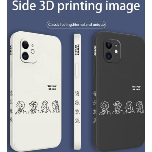 Stylish Serviceable Phone Case For iPhone 12 Pro Max 11 X XS XR XSMAX SE2020 8 8Plus 7 7Plus 6 6S Plus Liquid Silicone Cover