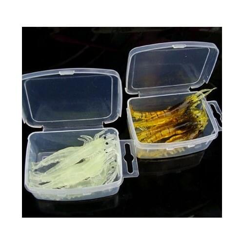 Grass Shrimp Soft Lures 3.6g/9.5CM Camarao Artificial Lure 5PCS/Box Luminous Shrimp Bait
