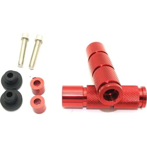 5 Colors Universal CNC Aluminum Motorcycle Bike ATV Footrests Foot Pegs Pedals Motorcycle Modification Parts 1 Pair