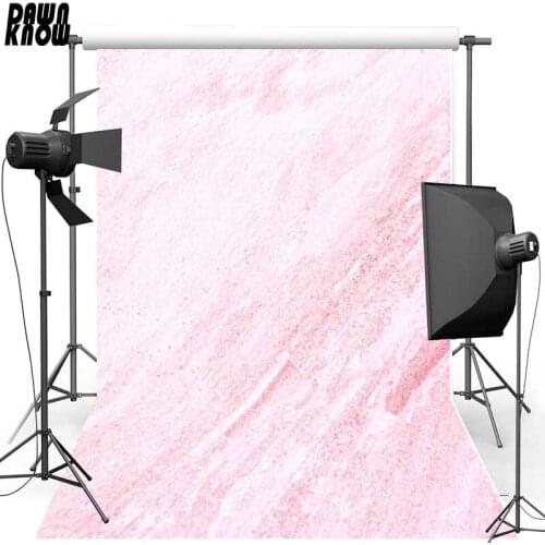 DAWNKNOW Vintage Warm Pink Wall Vinyl Photography Background Retro Concrete Light Polyester Backdrops for Photo Studio F757