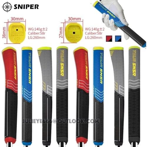 High-Quality Rubber Golf Club Putter Straight Grip And Pistol Contour Grips