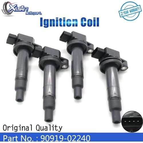 XUAN High Quality 90919-02240 Ignition Coil For Toyota Yaris Prius Echo Scion xA xB 1.5L 90919-02265 90919 02265 02240