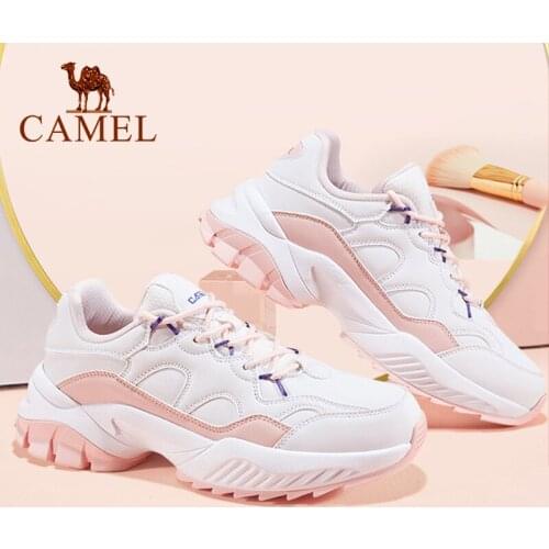 CAMEL Sneakers Women Shoes 2021 Spring Summer New Comfortable Chunky Casual Shoes Women Sports Thick-soled High Shoes All-match