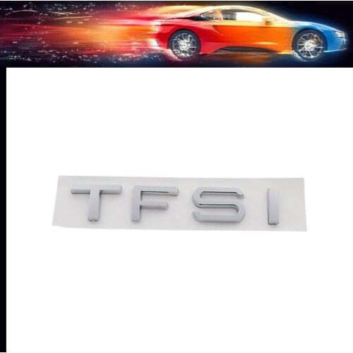 3D Premium TFSI car Engine Hood Fender trunk Rear Bonnet Nameplate Decal Emblem Badge Sticker for A6 C6 A3 A4 B8 A8 A7 A5 Q5 Q7