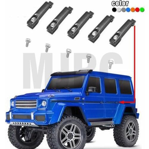 4pcs for 1/10 simulation climbing car universal metal door handle TRAXXAS TRX-4 G500 G63 Defender Bronco SCX10 RC4WD d90 AXIAL