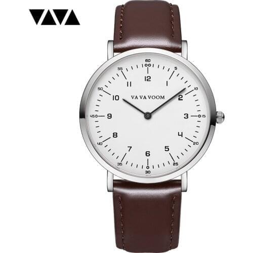 2020 Fashion Mens Watches Sport Leather Top Quartz Male Clock Luxury Military Watches Anniversary Gifts for Husband reloj hombre