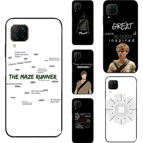 The Maze Runner Qoutes For Huawei P20 P30 Pro P40 Lite P Smart Z 2021 Nova 5T Case For Honor 8X 9X 20 10X Lite