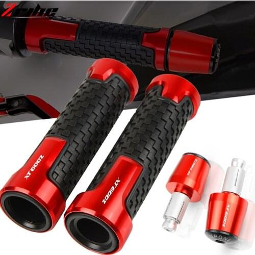 FOR YAMAHA XT600Z XT600 Z XT600ZE TENERE XT 600 Z ZE Motorcycle CNC Aluminum 7/8" 22MM Handlebar Hand Grips Handle Bar End Cap
